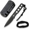 Нож CIVIVI CIRCULUS Fixed Blade 10Cr15CoMoV Steel Black Stonewashed Handle Ostap Hel Design C22012-1